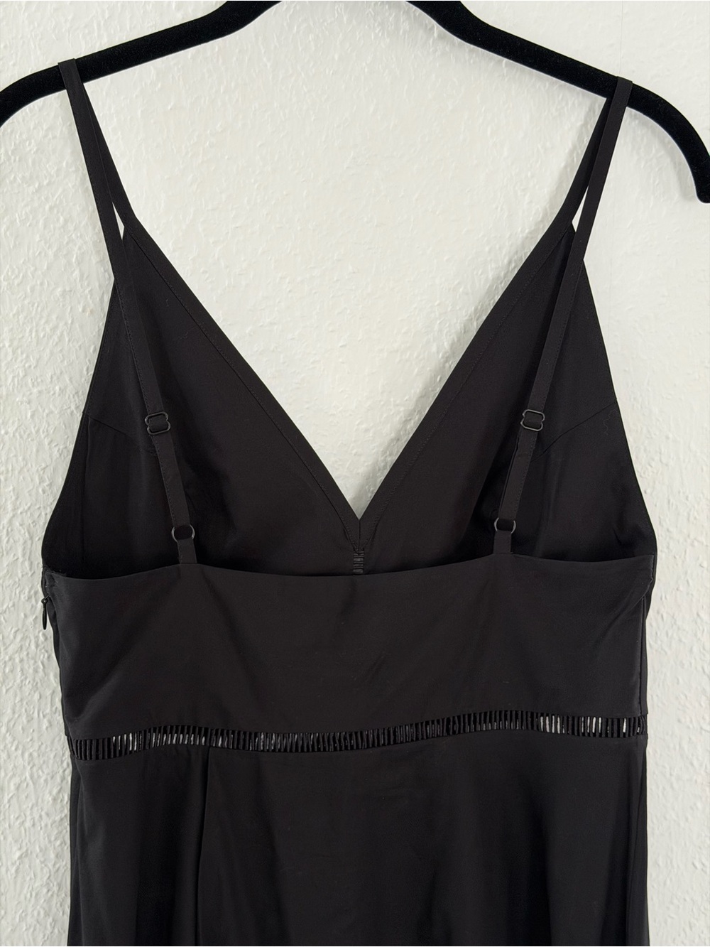 COS Black V-Neck Midi Dress - Picture 7 of 17